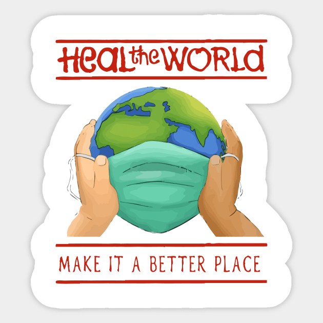 Heal The World Sticker by danonbentley